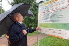 Во дворе дома 81 по улице Первого Мая провели комплексное благоустройство территории