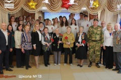 В школах Приморского района отметили 81-ю годовщину Великой Победы