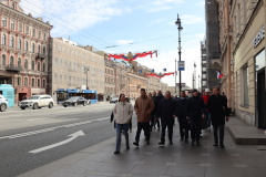 Все здания, которые ремонтируются на Невском проспекте, будут укрыты фальшфасадами