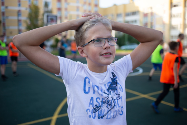 На обновленной площадке в Петергофе прошли первые спортивные турниры