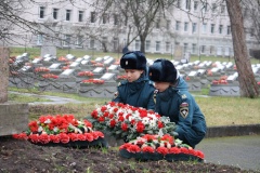 Торжественно-траурная церемония на Чесменском кладбище