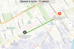 Оптимизирована схема организации дорожного движения на время строительства станции метро «Большой проспект» («Горный институт»)