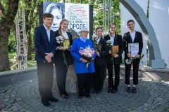 В сквере имени Ольги Берггольц состоялось награждение победителей Городского конкурса художественного слова «Мы в этом городе живём»