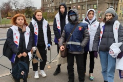 Сотрудники Комитета приняли участие в акции против незаконной рекламы «Синяя птица»