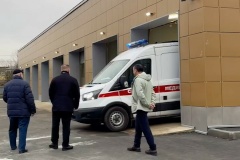 Завершилось строительство станции скорой и неотложной помощи на пересечении ул. Гжатской и ул. Гидротехников