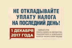 Управление ФНС России по Санкт‑Петербургу напоминает, что уплату налога не стоит откладывать на последний день