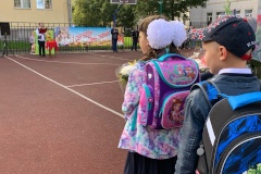 Сегодня в Невском районе прошли торжественные линейки, посвященные 1 сентября