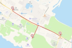 На Кронштадтском шоссе продолжается переустройство инженерных сетей