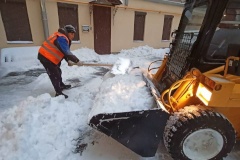 Администрация района проверила качество уборки снега