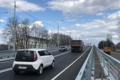 В Красном Селе временно запущено движение по новому путепроводу