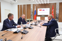 Александр Беглов: Новое соглашение с Банком ВТБ позволит внедрить оплату проезда с помощью биометрии в наземном транспорте Петербурга