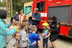 Для воспитанников детских садов Центрального района провели занятия по пожарной безопасности и тренировочные эвакуации