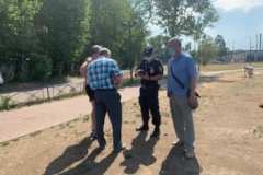 Прошел рейд по водным объектам Невского района