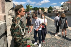 В Центральном районе прошли мероприятия, посвящённые Дню памяти и скорби