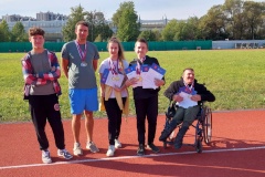 Сборная Петродворцового района лидирует в городском этапе Спартакиады среди инвалидов и лиц с ОВЗ по лёгкой атлетике