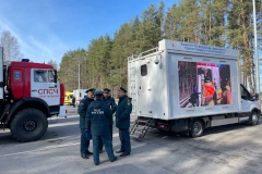 Учения по ликвидации природных пожаров