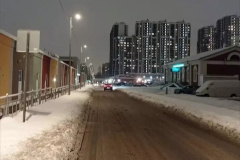На одной из улиц Калининского района восстановили освещение