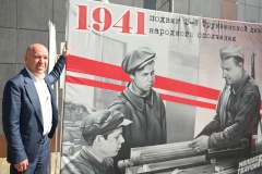 Глава администрации Фрунзенского района принял участие в открытие проекта «Граффити Победы»