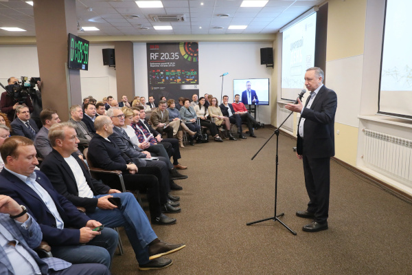 Семинар по вопросам цифровизации в рамках встречи правительства Санкт‑Петербурга и ПАО Сбербанк