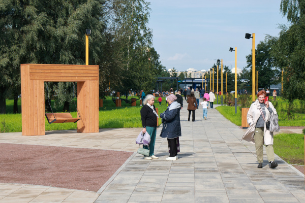 Открытие Карпатского сквера во Фрунзенском районе