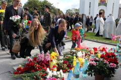 В память о жертвах  трагедии в Беслане