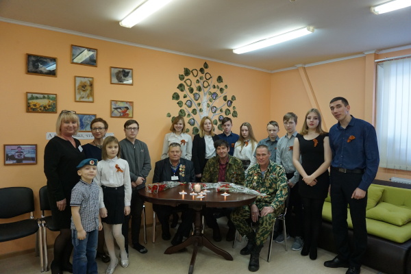 В Социально-реабилитационном центре для несовершеннолетних Фрунзенского района состоялась встреча с ветеранами Афганской войны
