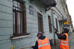 Работы в рамках месячника благоустройства в Адмиралтейском районе