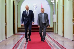 Дмитрий Чернышенко и Александр Беглов обсудили реализацию проекта «Санкт‑Петербург Марина»
