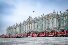 Передача пожарно-спасательной техники личному составу Санкт‑Петербургского пожарно-спасательного гарнизона