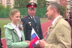 В День России в Кировском районе прошла патриотическая акция "Я - гражданин России"