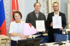 Централизованной библиотечной системой Кировского района проведен торжественный показ фильма «Линия соприкосновения» в Мариинском дворце