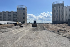 Уже этим летом на намывных территориях Васильевского острова появится более 7 км дорог
