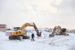 Как проходит строительство парка электробусов на Ржевке