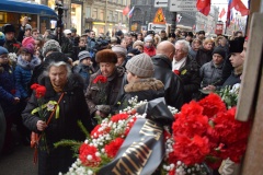 Возложения цветов в честь 73-й годовщины Ленинградской Победы