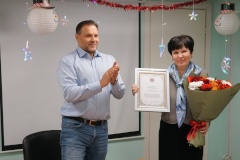 Главному врачу Городской поликлиники №49 вручили благодарность губернатора Санкт‑Петербурга