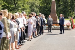 На Богословском кладбище почтили память участников Ленинградской битвы
