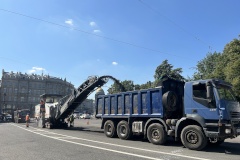 Дорожники приступили к ремонту Дворцового проезда