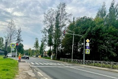 В четырех районах Петербурга подключены новые светофорные объекты