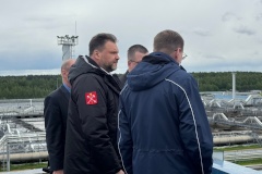 Глава администрации Приморского района провел выездное совещание на Северной станции аэрации (ССА)