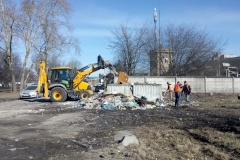 На Витебском проспекте ликвидировали стихийную свалку
