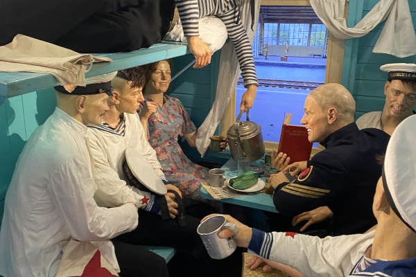 «Поезд победы» посетил Денис Беляев