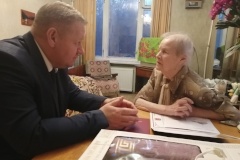 Жительнице Калининского района Любови Горбуховой исполнилось 100 лет