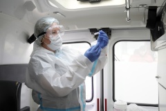 Прививку против COVID-19 можно сделать в мобильном пункте вакцинации