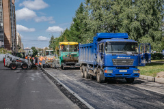 Ремонт проспекта Большевиков в самом разгаре