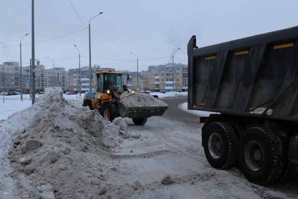 В Пушкинском районе идет ежедневный контроль качества уборки от снега