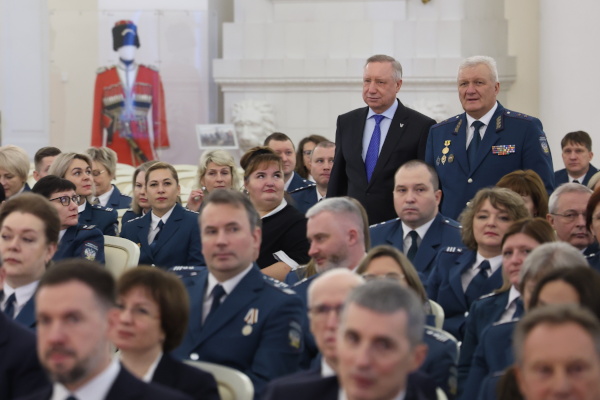 Торжественное заседание коллегии Управления Федеральной налоговой службы России по Санкт‑Петербургу, посвященном ее 35-летию