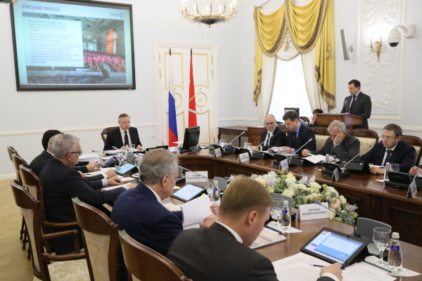 Рабочее совещание с членами Правительства Санкт‑Петербурга