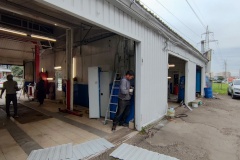 Комитет по контролю за имуществом Санкт‑Петербурга освобождает территорию от незаконно размещенного автосервиса на проспекте Испытателей