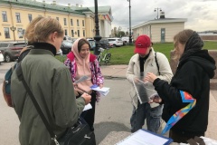 Арктическая прогулка по Васильевскому острову