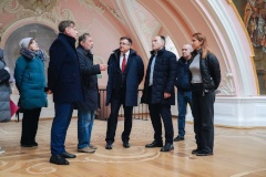 Владимир Омельницкий проверил ход реставрационных работ комплекса Смольного монастыря